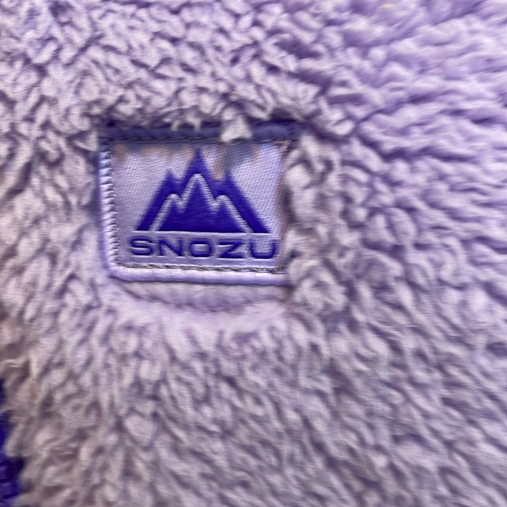 Snozu Fleece Hooded Jacket with Zipper - Picture 3 of 4